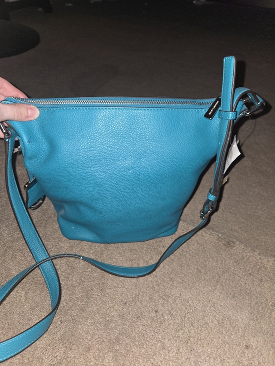 Michael Kors Teal Women's Leather Crossbody Bag - Picture 4 of 9